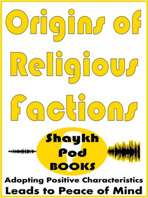 cover image of Origins of Religious Factions